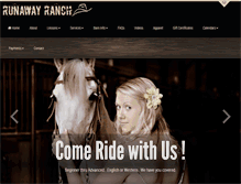 Tablet Screenshot of myrunawayplace.com